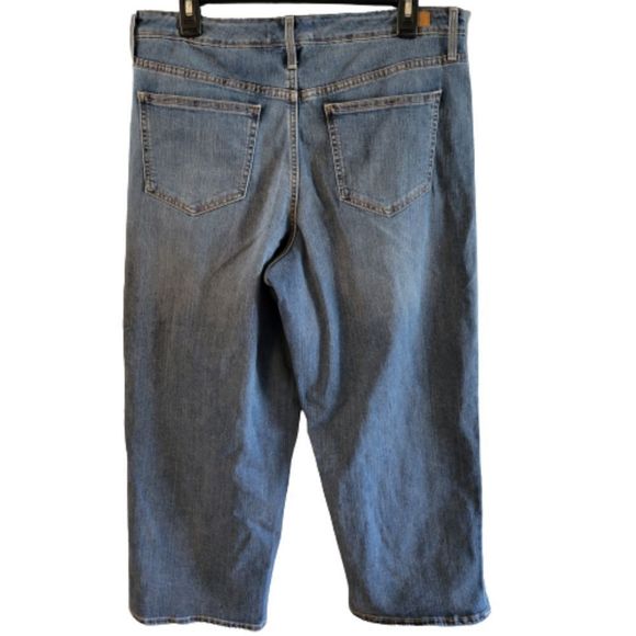 Skinnygirl high rise wide leg crop jeans size 31/12 - Picture 2 of 8
